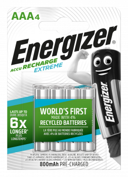 Energizer Akku Extreme HR03-AAA-Micro 800 maH 4er Blister