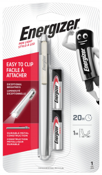 Energizer Leuchtstift Metal Penlite LED inkl. 2x AAA -1er Blister