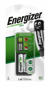 Energizer Mini Charger inkl. 2x AA 2000 mAh