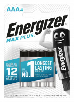 Energizer MAXPlus AAA Micro Alkaline Batterie 4er Blister