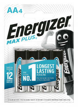 Energizer MAXPlus AA Mignon Alkaline Batterie 4er Blister
