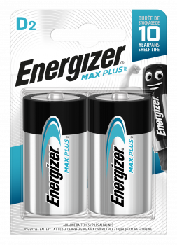 Energizer MAXPlus Mono D Alkaline Batterie 2er Blister