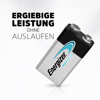 Energizer MAXPlus 9V E-Block 1er Blister