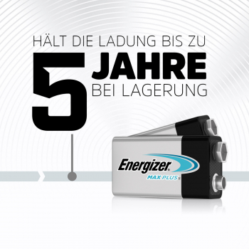 Energizer MAXPlus 9V E-Block 1er Blister