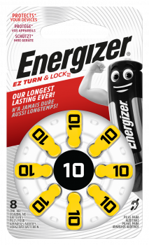 Energizer AC10 - PR70 - PR 536 - gelb Hörgeräte Knopfzelle