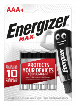 Energizer Max Alkaline Micro - AAA - LR03 - 4er Blister