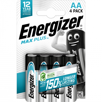 Energizer MAXPlus AA Mignon Alkaline Batterie 4er Blister