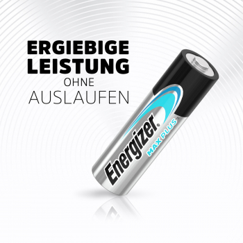 Preview: Energizer MAXPlus AA Mignon Alkaline Batterie 4er Blister