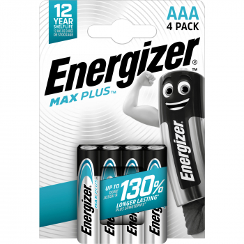 Preview: Energizer MAXPlus AAA Micro Alkaline Batterie 4er Blister