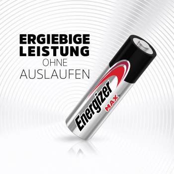 Energizer Max Alkaline E91 Mignon - AA - LR6 - 4er Blister