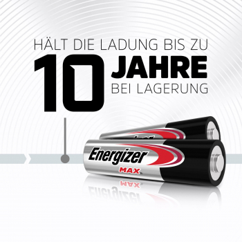 Preview: Energizer Max Alkaline Micro - AAA - LR03 - 4er Blister