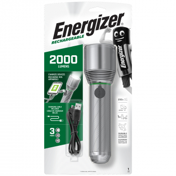 Energizer Rechargeable Metal Light - 2000 Lumen