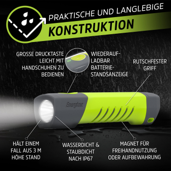 Preview: Energizer Pro Series Small Handheld Hybrid-Taschenlampe
