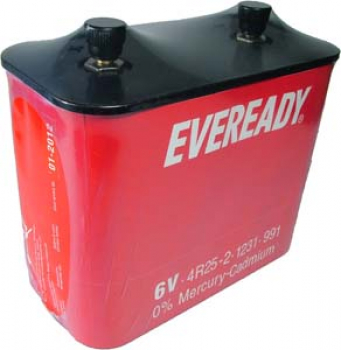 Eveready Blockbatterie 4R25-2 Porto 22Ah 6V
