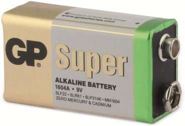 GP Super Alkaline 9V-6LR61-6LF22  in 10er Box