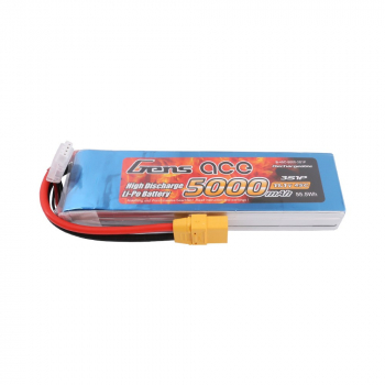 Grepow 5000mAh 11.1V 45C 3S1P Lipobatterie mit XT90 Stecker