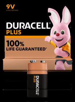 DURACELL Plus MN1604 6LR61 9V E Block 1er Blister