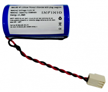 INFINIO BATLI01 - Lithium battery HP Spiral 3.6 V / 6.5 Ah