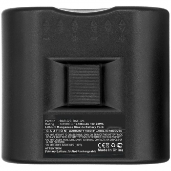 Preview: INFINIO CS replacement battery for Daitem alarm systems Li-MnO2/3.6V/14500mAh