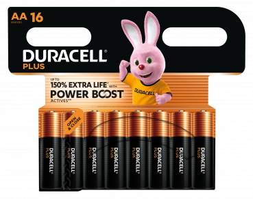 Duracell Plus Power Boost LR6 AA Mignon MN1500 - 16er Blister