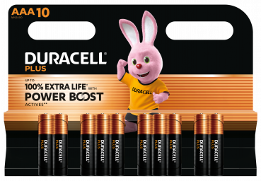 Duracell Plus Power Boost MN2400-LR03-AAA-Micro - 10er Blister