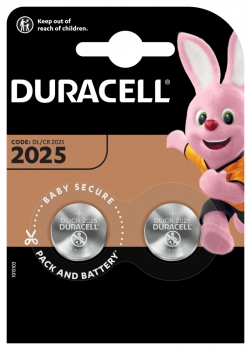 Duracell Lithium CR 2025 3V Blister 2
