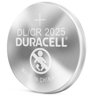 Preview: Duracell Lithium Knopfzelle CR 2025 3V 2er Blister