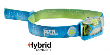 PETZL Kopflampe TIKKID E091BA00 Blau für Kinder