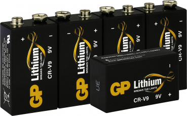 GP CR9V Lithium Rauchmelder 9V U9VL-J Power Cell  CR-V9 1er Blister