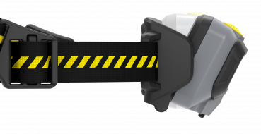 Preview: Kopfleuchte HF6R Work gelb inkl. Wandhalterung