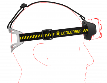 Led Lenser HF8R Work gelb inkl. Wandhalterung