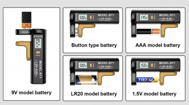 Preview: INFINIO Batteryester Energy Check LCD BT1