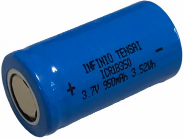 INFINIO Tensai Series 18350 Li-Ion Akku 950 mAh 3,7 V UNPROTECTED