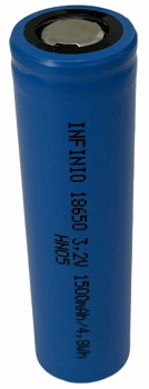 Preview: Infinio Lifepo4 APR18650M1 battery 1500 mAh HP