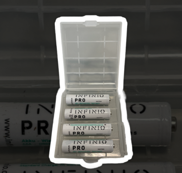 Preview: Infinio Pro Series Akku NiMH AAA 1,2V 800 mAh LSD White - 4er Box