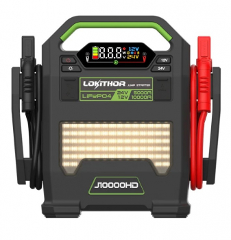 Preview: Lokithor J10000HD Jump Starter 12V/24V 10000A LiFePO4