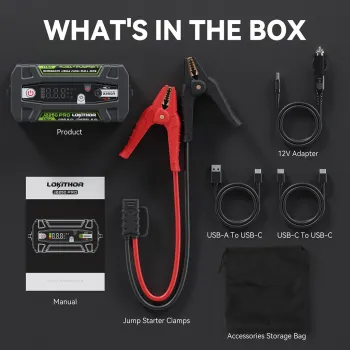 Lokithor J2250 PRO Jumpstarter 12V 2250A LiFePO4