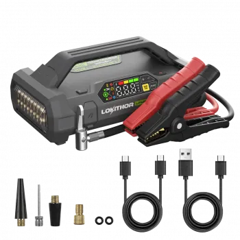 Lokithor JA3000 PRO Jump Starter 12V 3000A LiFePO4 with Compressor