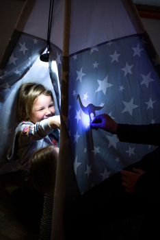 Led Lenser Kinderlaterne Kidcamp6 lila inkl. Batterien