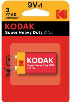 Kodak Heavy Duty Green 6F22-9V-E-Block - 1er Blister
