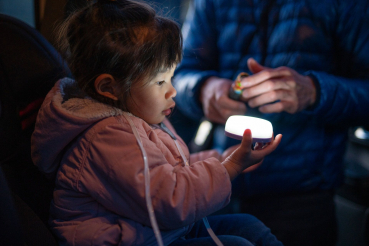 Preview: Led Lenser Kinderlaterne Kidcamp6 grün inkl. Batterien