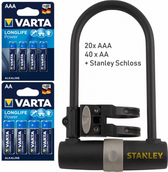 Varta Longlife Power Alkaline 40x B4 AA + 20xB4 AAA Sortimentspaket mit Zugabe
