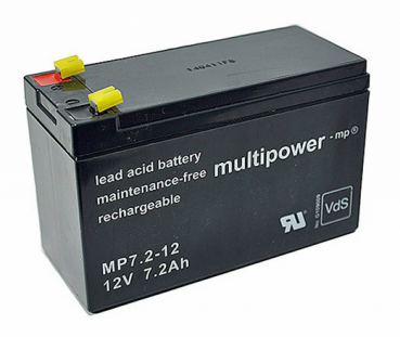 Multipower lead-acid battery MP7.2-12 VDS [12V 7.2Ah] 151x65x102