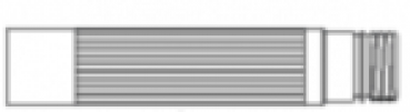 Maglite Solitaire Hülse grau für Mag-​Lite LED Solitaire 8 cm Mini-Taschenlampe 108-000-684