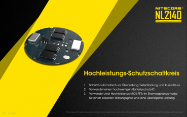 Nitecore Li-Ion Akku 21700 - 4000mAh - NL2140