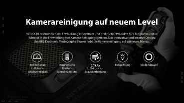 Preview: Nitecore BlowerBaby 2 - elektronisches Gebläse