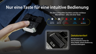 Nitecore Clipleuchte CL10 inkl. Batterien