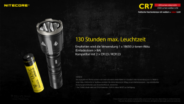 Nitecore Pro Taschenlampe Chameleon CR7 - Rotlicht