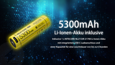 Nitecore Tauchlampe DL30 - 100 Meter wasserdicht