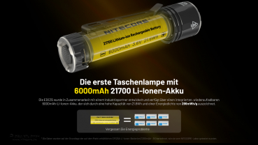 Nitecore Taschenlampe EDC35 - 5000 Lumen